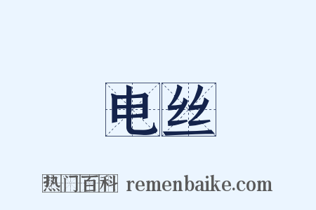 电丝是什么意思的图片